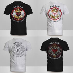 Bagram Fire Department | T-Shirt-Design von Kero