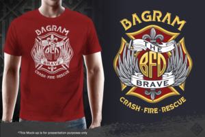 Bagram Fire Department | T-Shirt-Design von gekgrfx