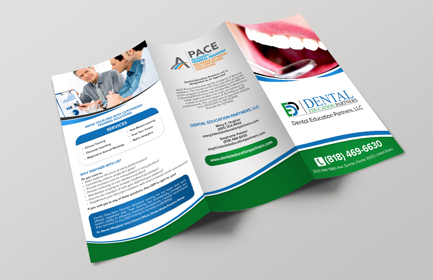 Brochure Design by creative.bugs for Dental Education Partners | Design #19748441