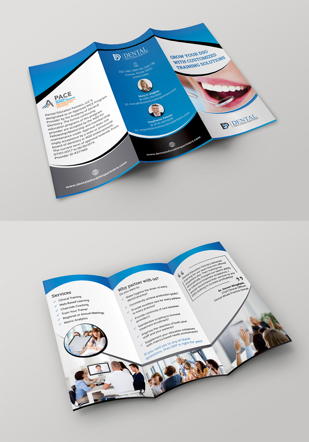 Brochure Design by ecorokerz for Dental Education Partners | Design #19751630