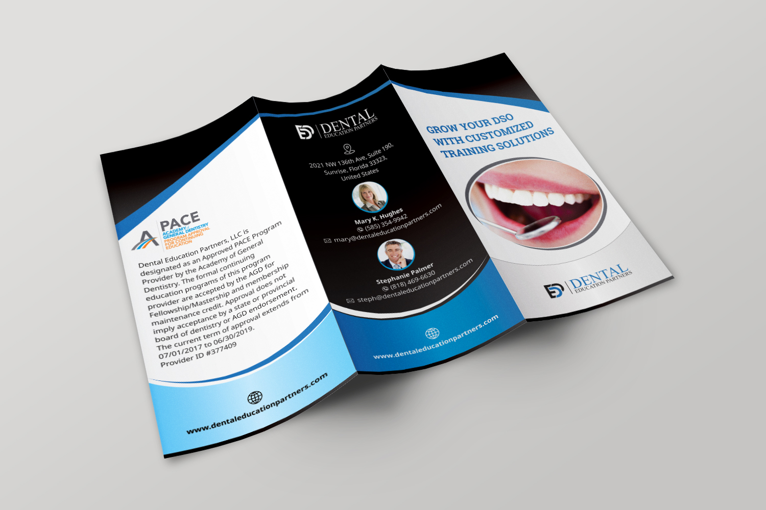 Broschüren-Design von ecorokerz für Dental Education Partners | Design #19751639