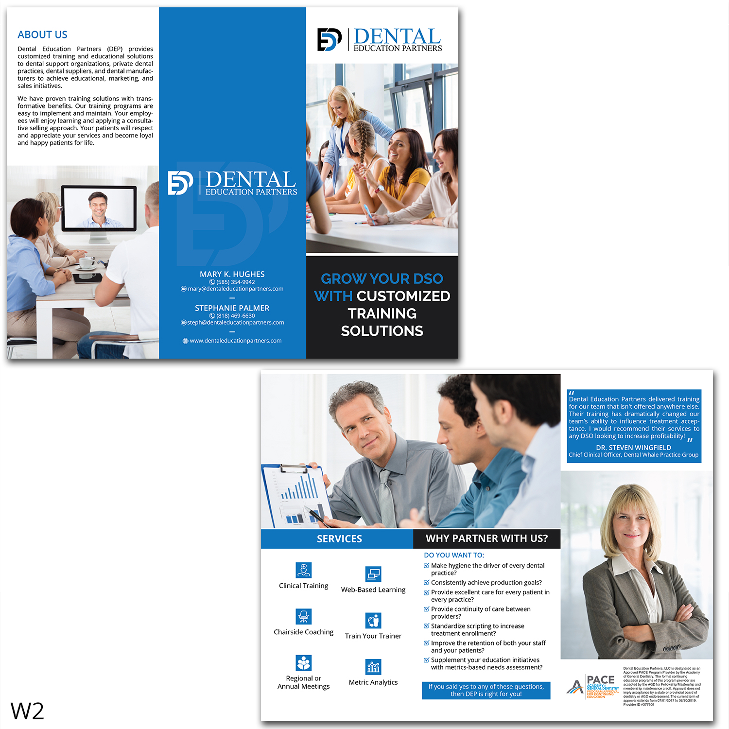 Broschüren-Design von Designanddevelopment für Dental Education Partners | Design: #19760845