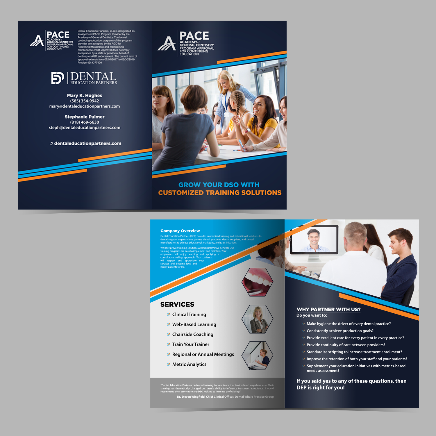 Broschüren-Design von Schöpfer für Dental Education Partners | Design #19754031