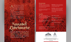 YPO El Paso Juarez Artist Annabel Livermore event | Einladungs-Design von INGA DESIGN