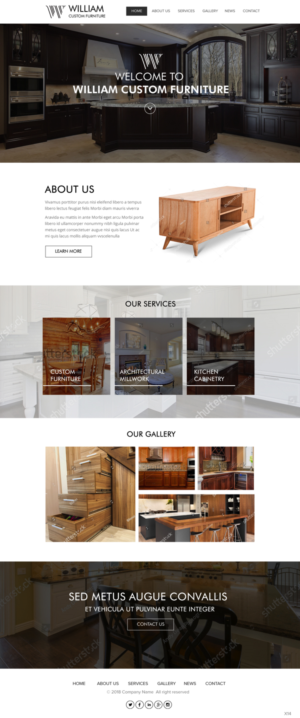 Web Design by pb for WILLIAM Custom Furniture | Design: #19736620