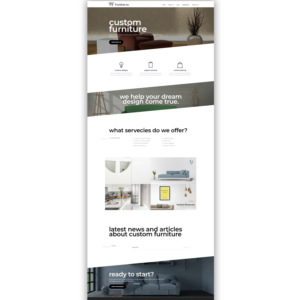 Web Design by Asasi for WILLIAM Custom Furniture | Design: #19730039