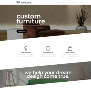 Web Design by Asasi for WILLIAM Custom Furniture | Design: #19730040