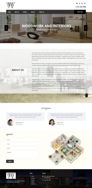 Web Design by Senthil Kumaar V for WILLIAM Custom Furniture | Design: #19723968