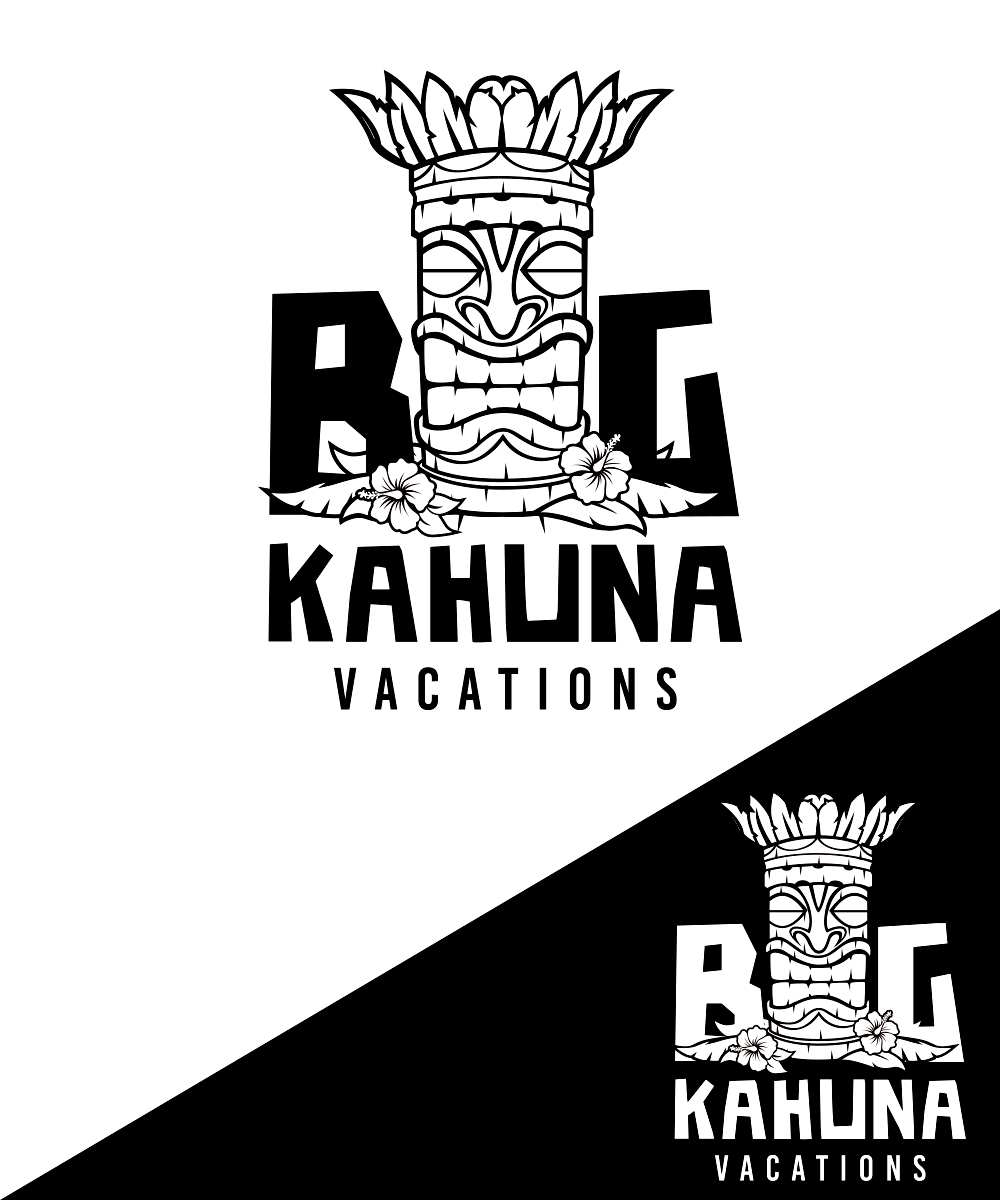 Logo Design by StudioD™ for Big Kahuna Vacations LLC | Design #19745662