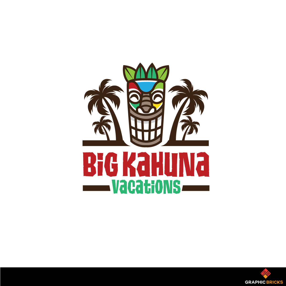 Logo Design by Graphic Bricks for Big Kahuna Vacations LLC | Design #19731853