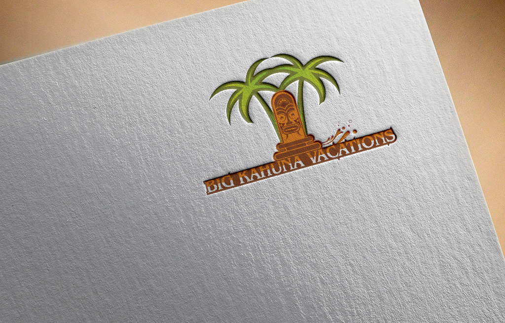 Logo Design by Rosaleen for Big Kahuna Vacations LLC | Design #19734411