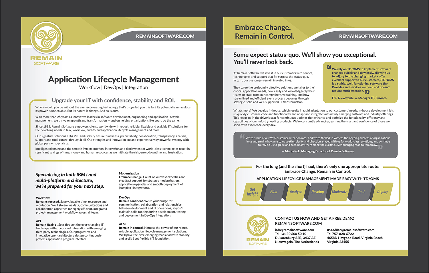 Design de Flyer par Deziners Zone pour Hamway Software Solutions | Design #19726075