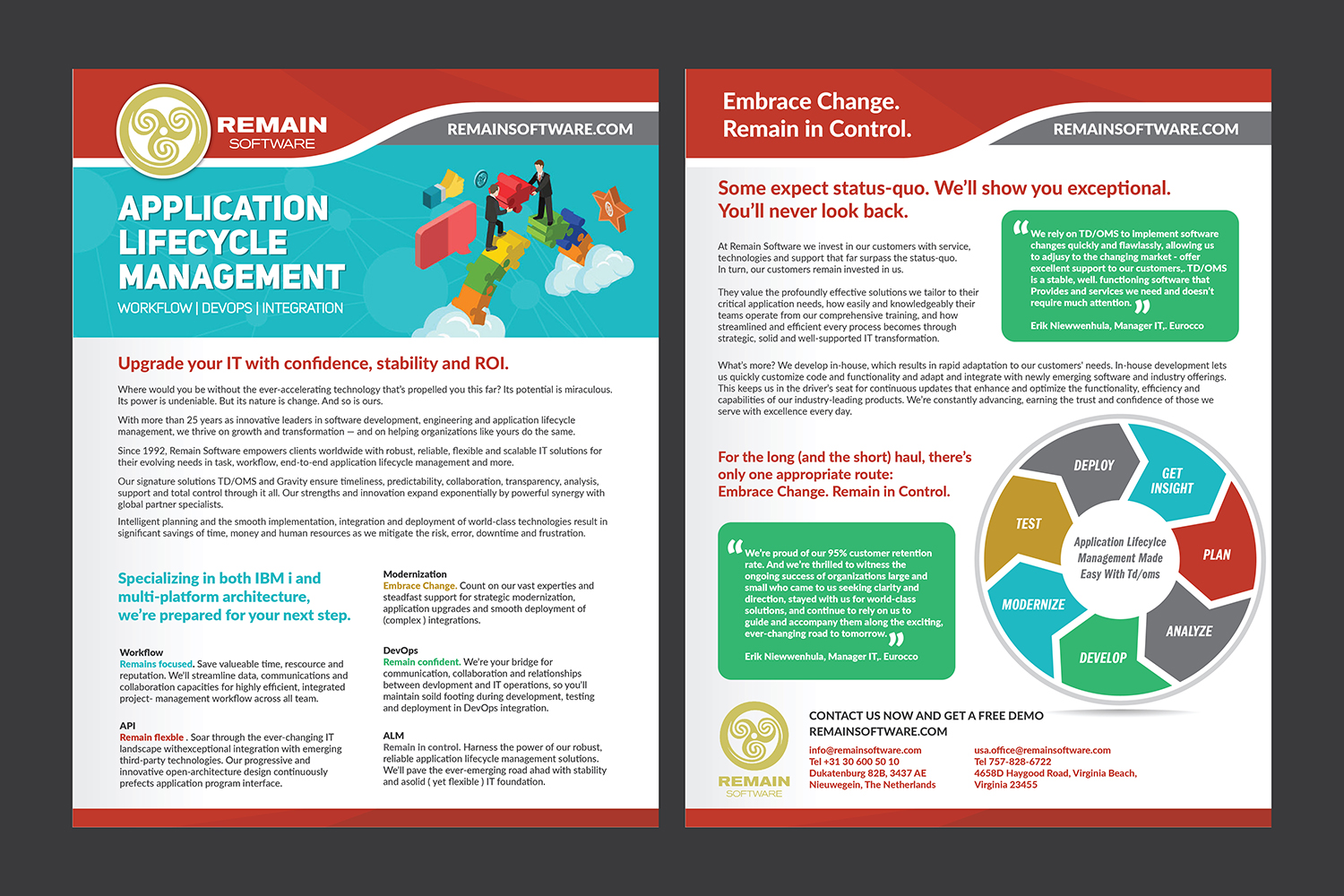 Flyer Design by Deziners Zone for Hamway Software Solutions | Design #19732502