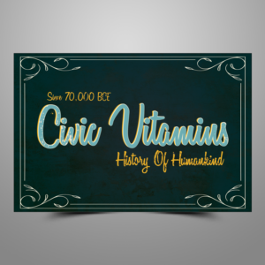 Civic Vitamins Sign | Graphic Design by ecorokerz