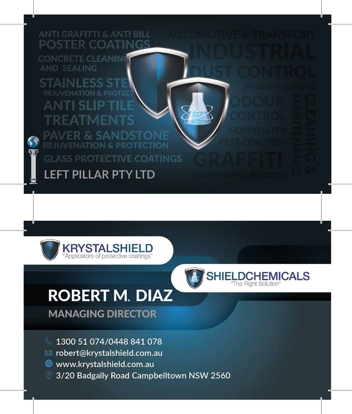 Stationery Design by Veronica Dan for LEFT PILLAR PTY LTD | Design #19747300
