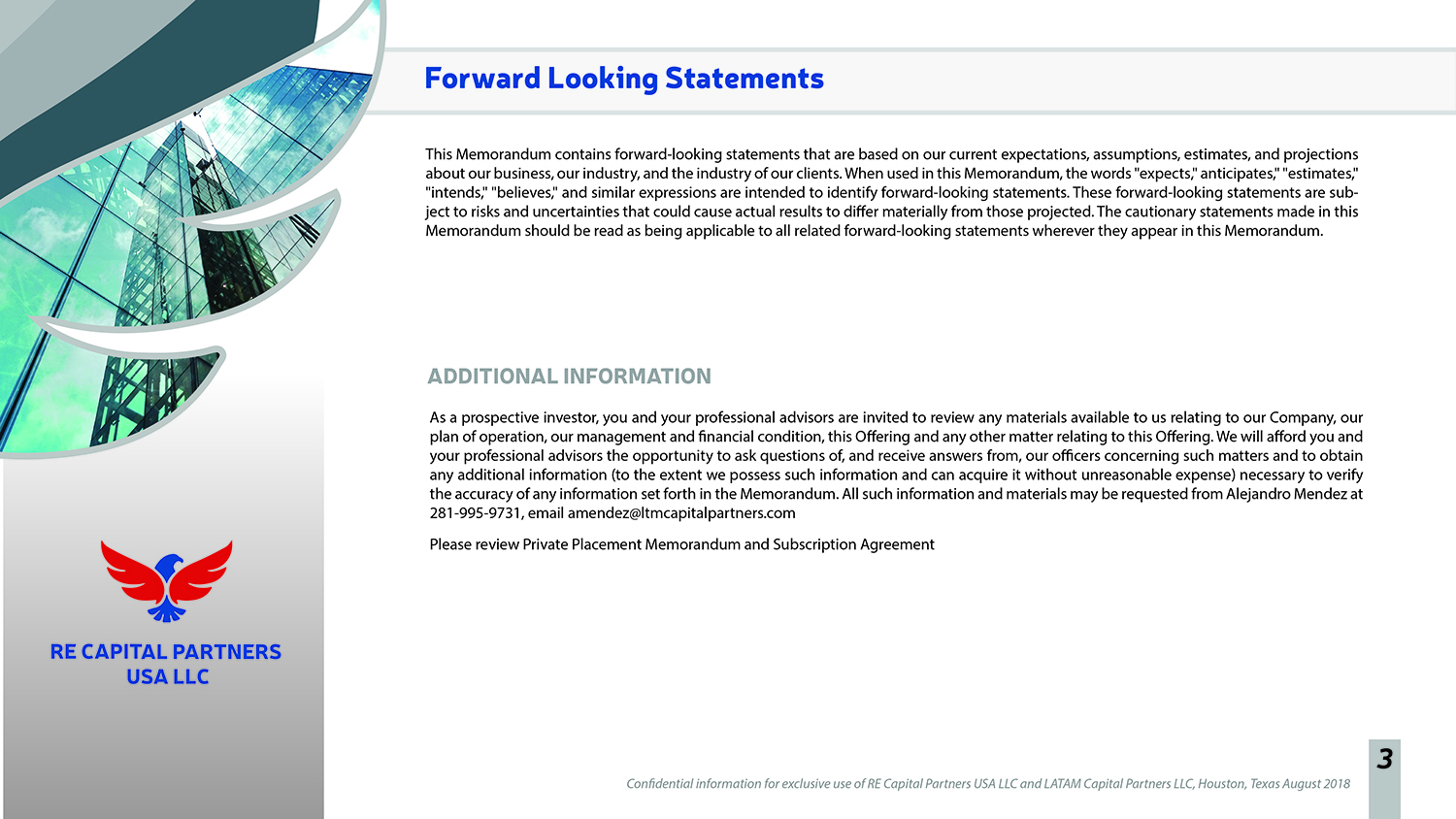 PowerPoint Design by lyndon for Latam Capital Partners LLC | Design #19747662