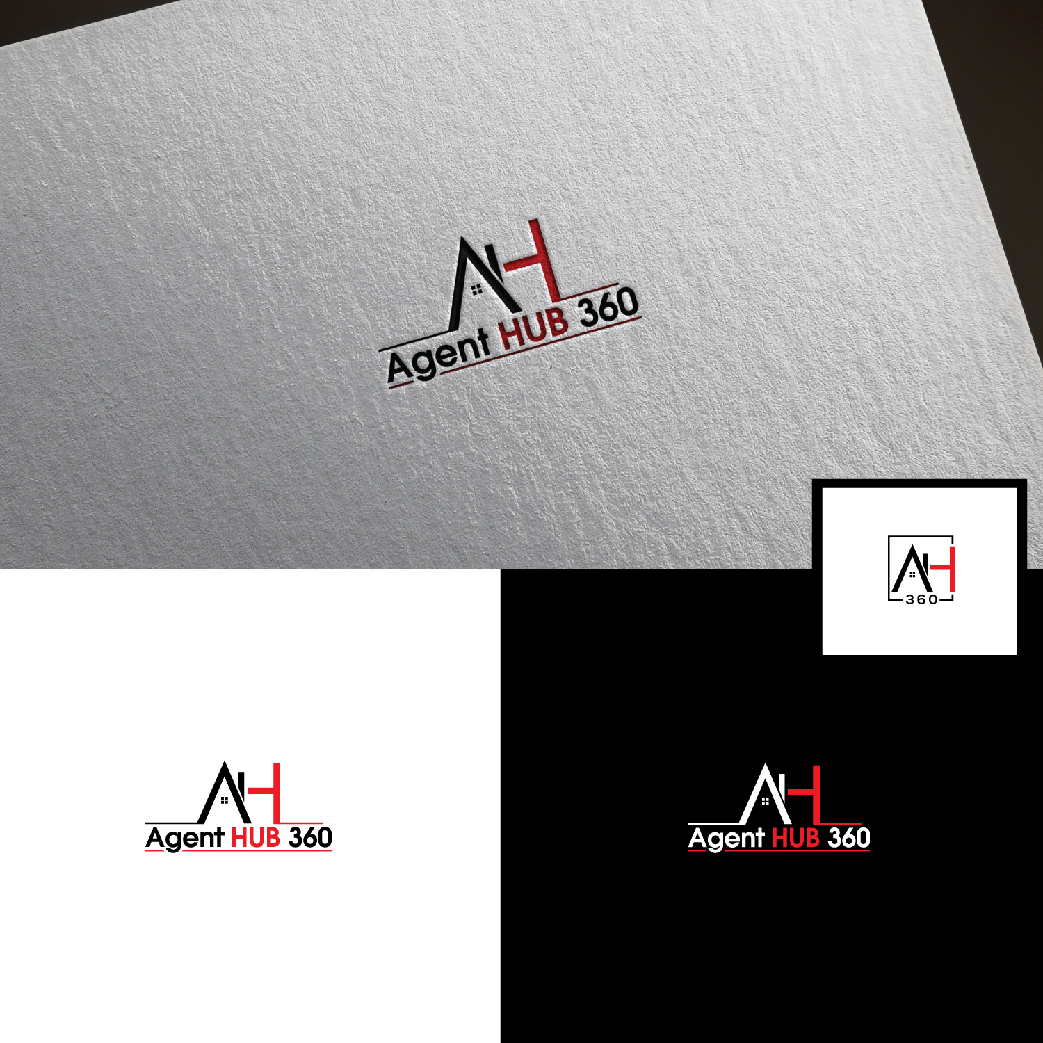 Logo Design by sankar999 for Agent HUB 360 | Design #19722347