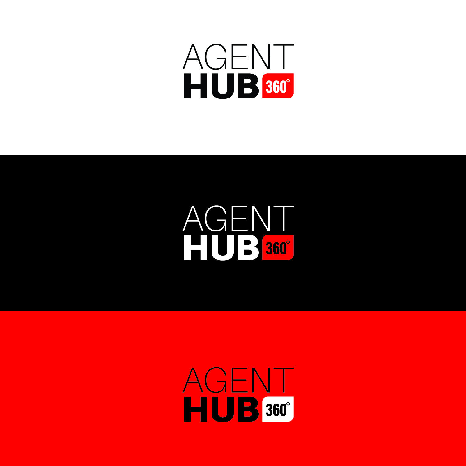 Logo Design by Tarek Alhelu for Agent HUB 360 | Design #19729413