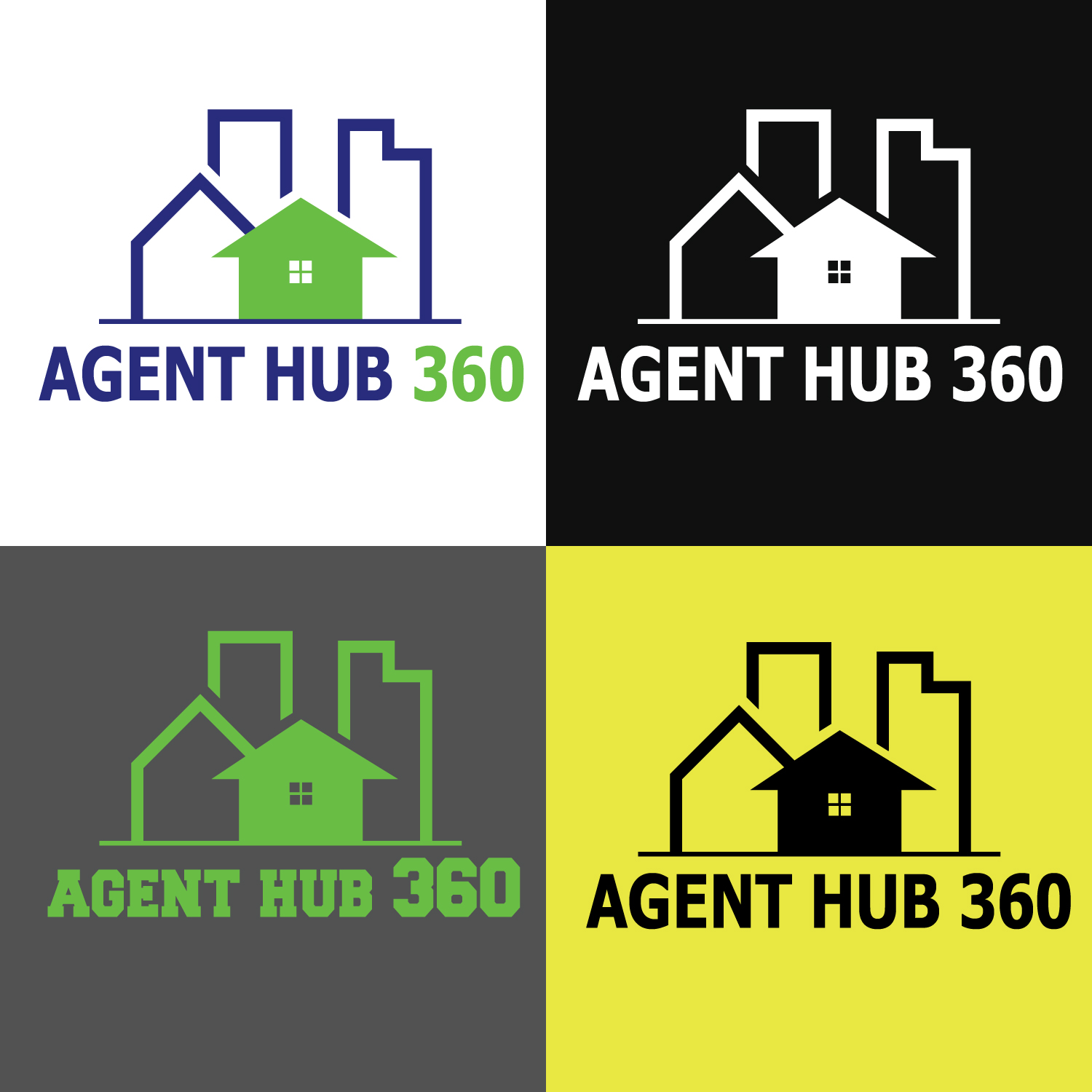 Logo Design by Sujan4art for Agent HUB 360 | Design #19723501