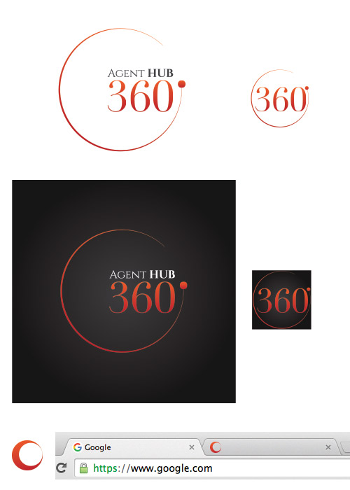 Logo Design by CC Creative Design for Agent HUB 360 | Design #19726471