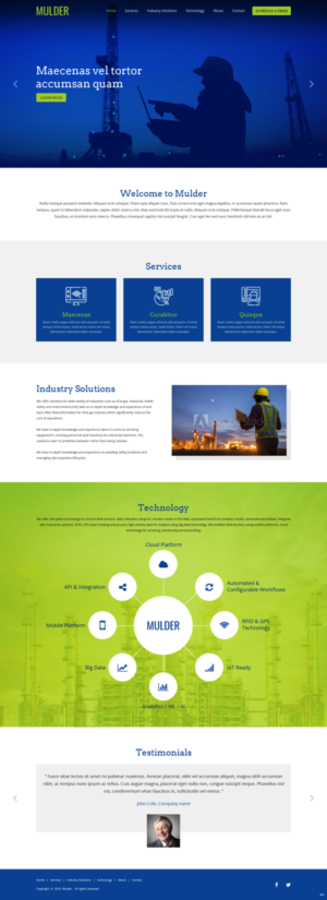 Wordpress Design by pb for this project | Design: #19728156