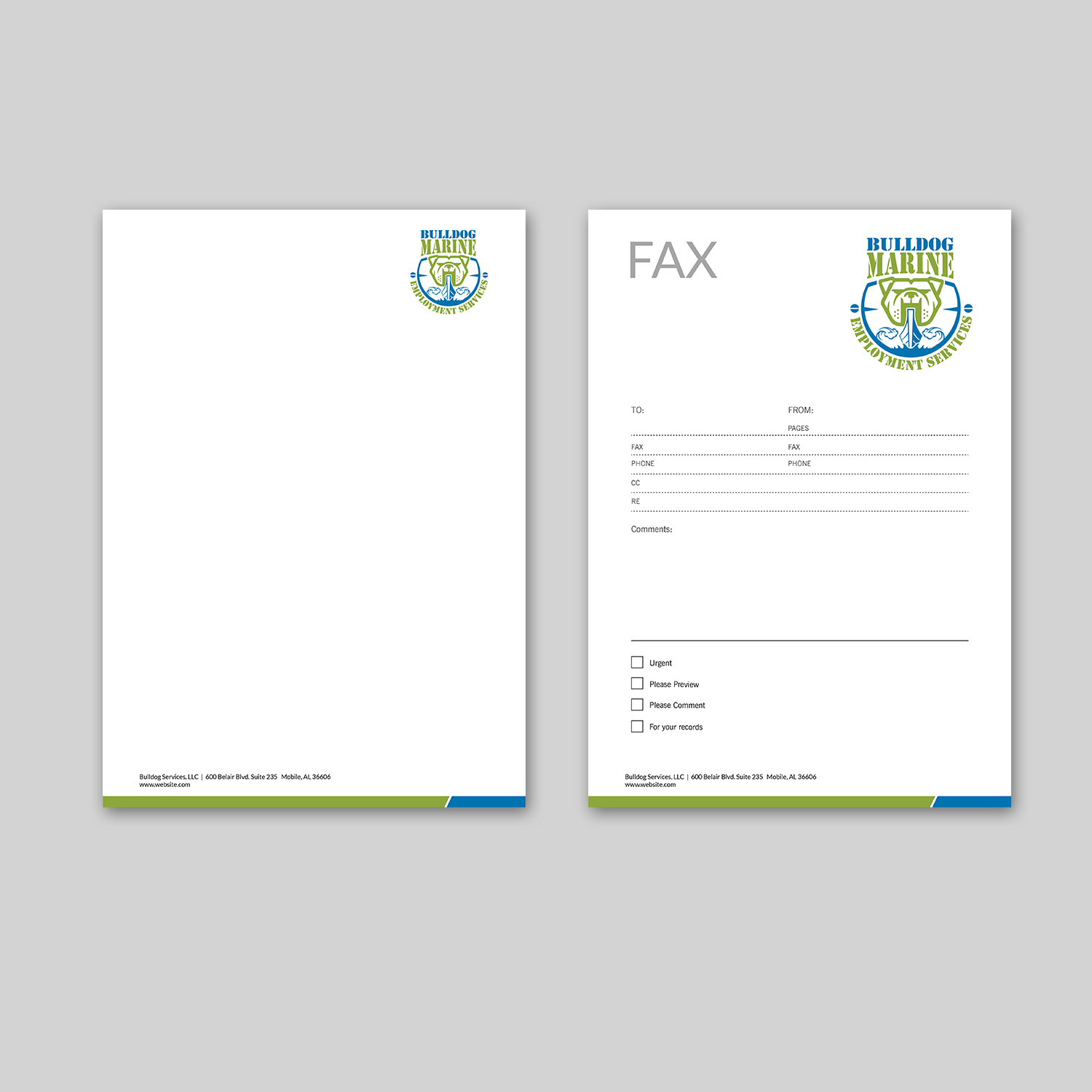 Stationery Design by kousik for Bulldog Services, LLC | Design #19867425