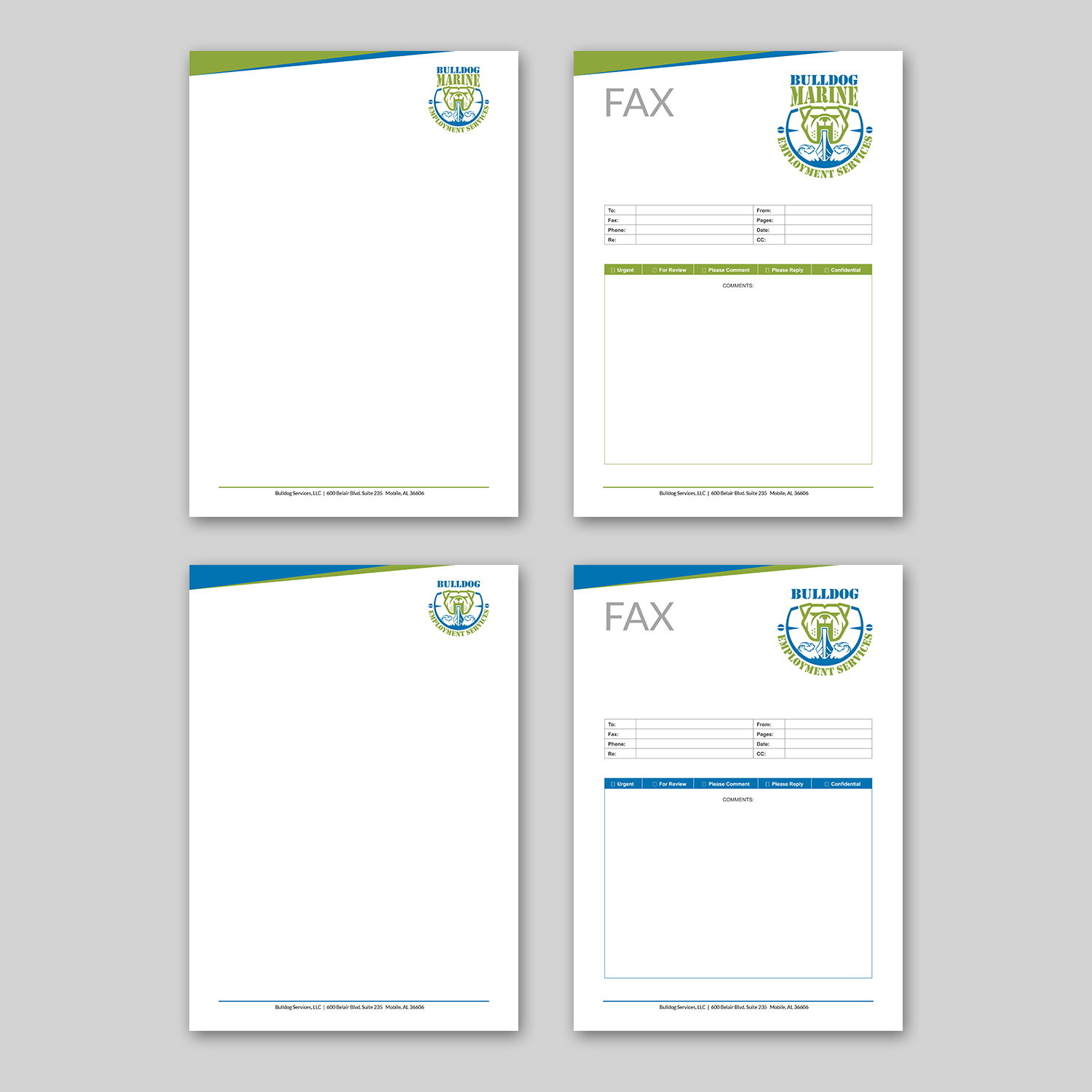 Stationery Design by kousik for Bulldog Services, LLC | Design #19870249