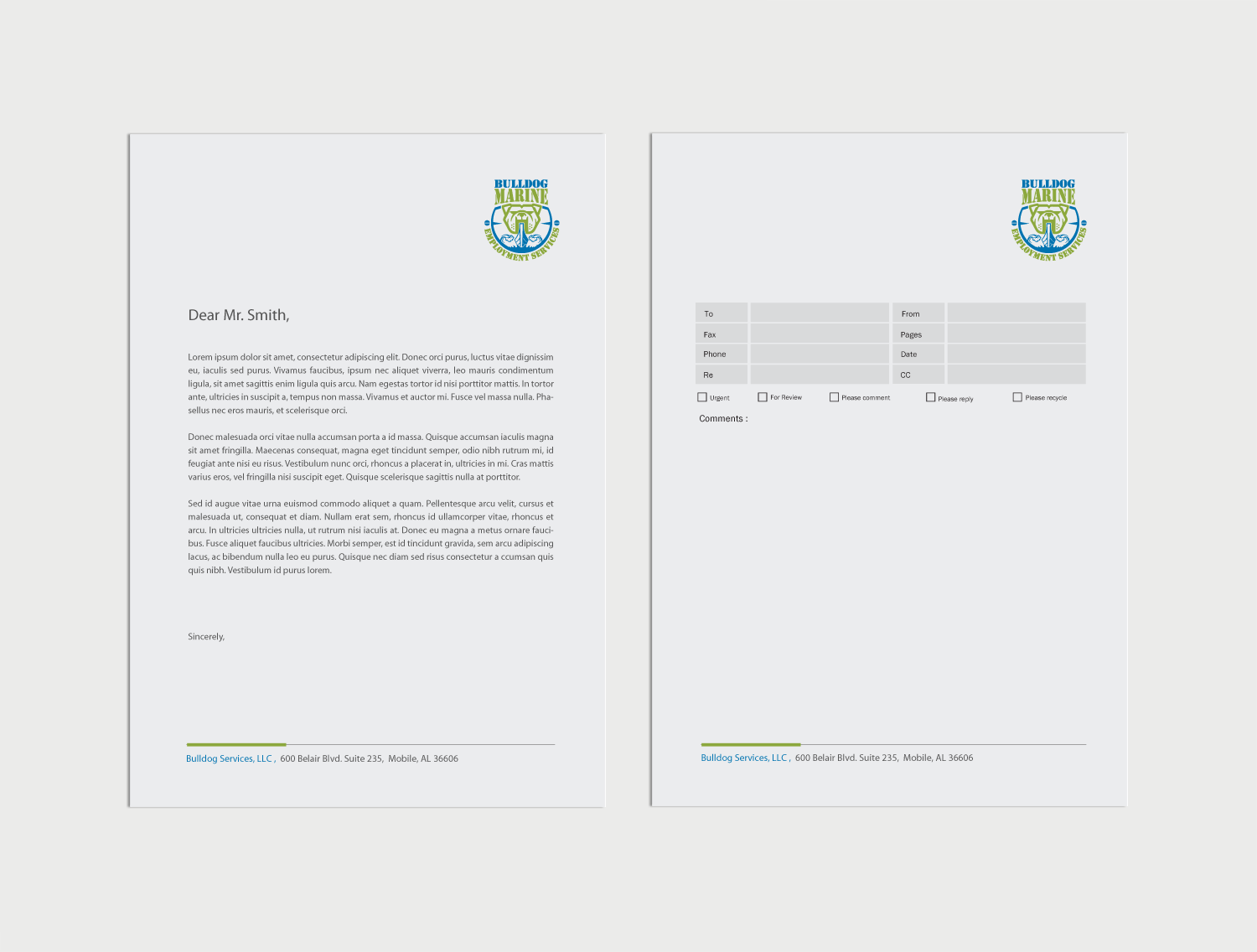 Schreibwaren-Design von chandrayaan.creative für Bulldog Services, LLC | Design #19849019