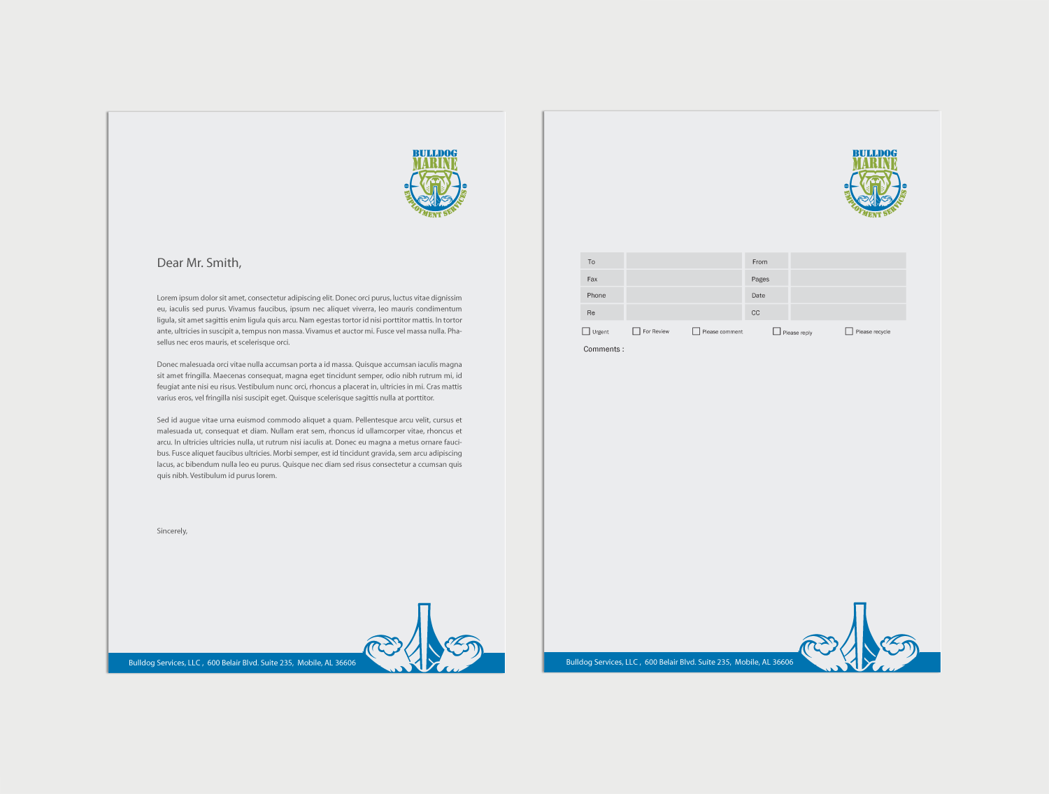 Schreibwaren-Design von chandrayaan.creative für Bulldog Services, LLC | Design #19849021