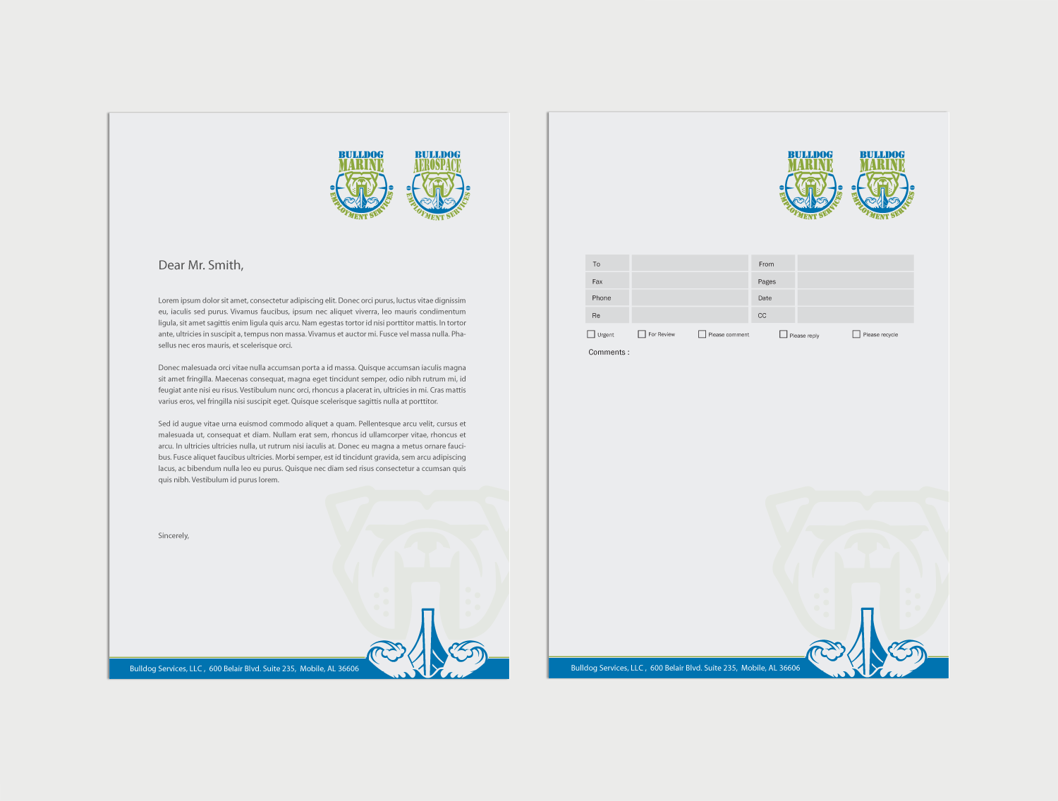 Stationery Design by chandrayaan.creative for Bulldog Services, LLC | Design: #19880447
