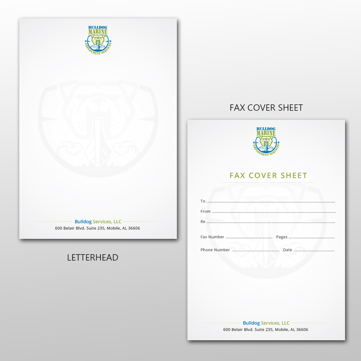 Design de Papeterie par Creative Jiniya pour Bulldog Services, LLC | Design #19884952