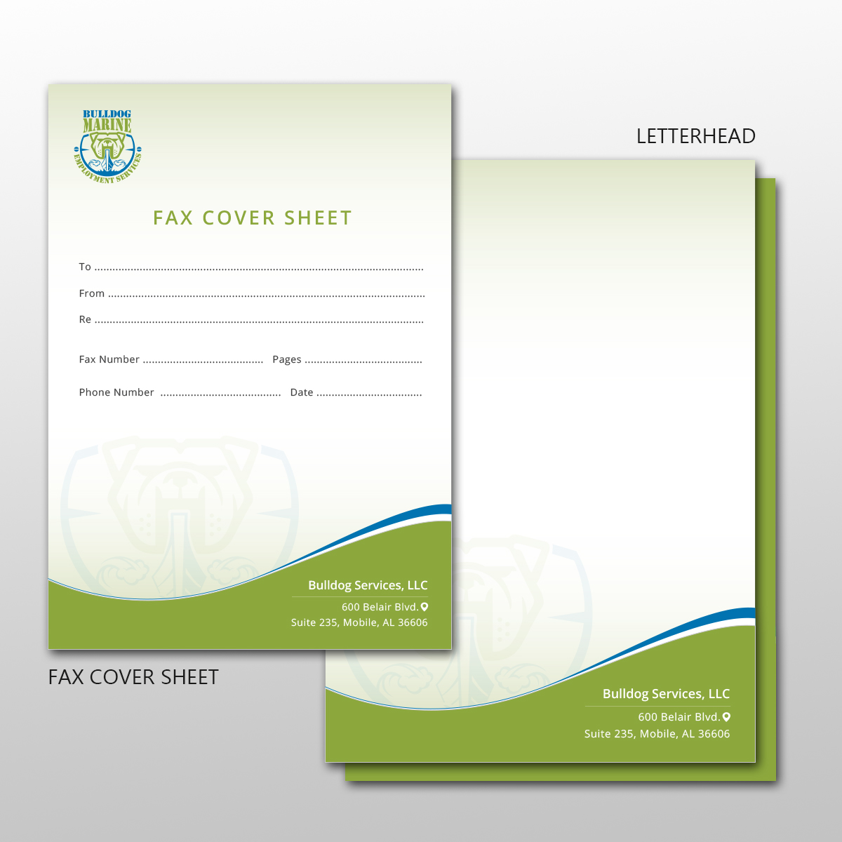 Design de Papeterie par Creative Jiniya pour Bulldog Services, LLC | Design #19884953