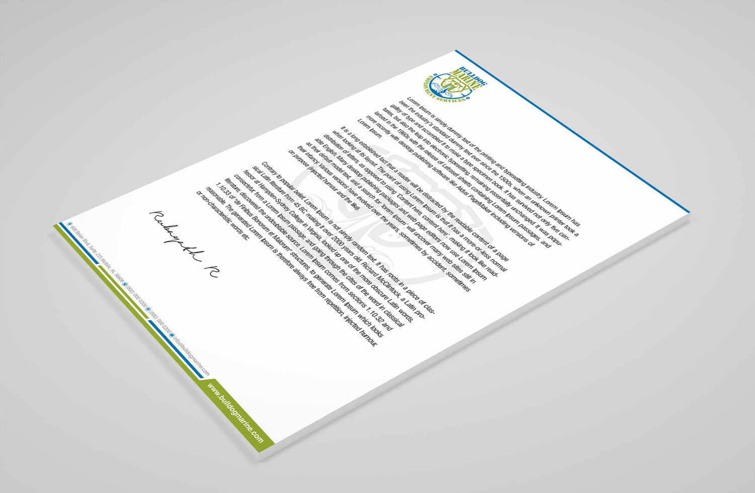 Design de Papeterie par Petter Goms pour Bulldog Services, LLC | Design #19841330