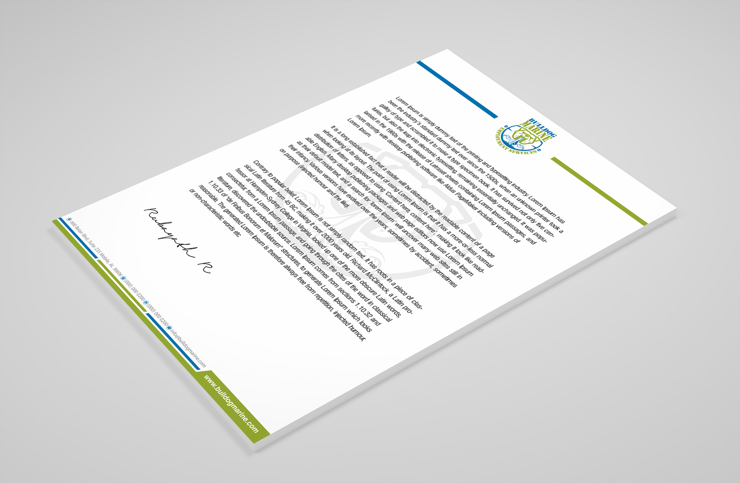 Schreibwaren-Design von Petter Goms für Bulldog Services, LLC | Design #19841377