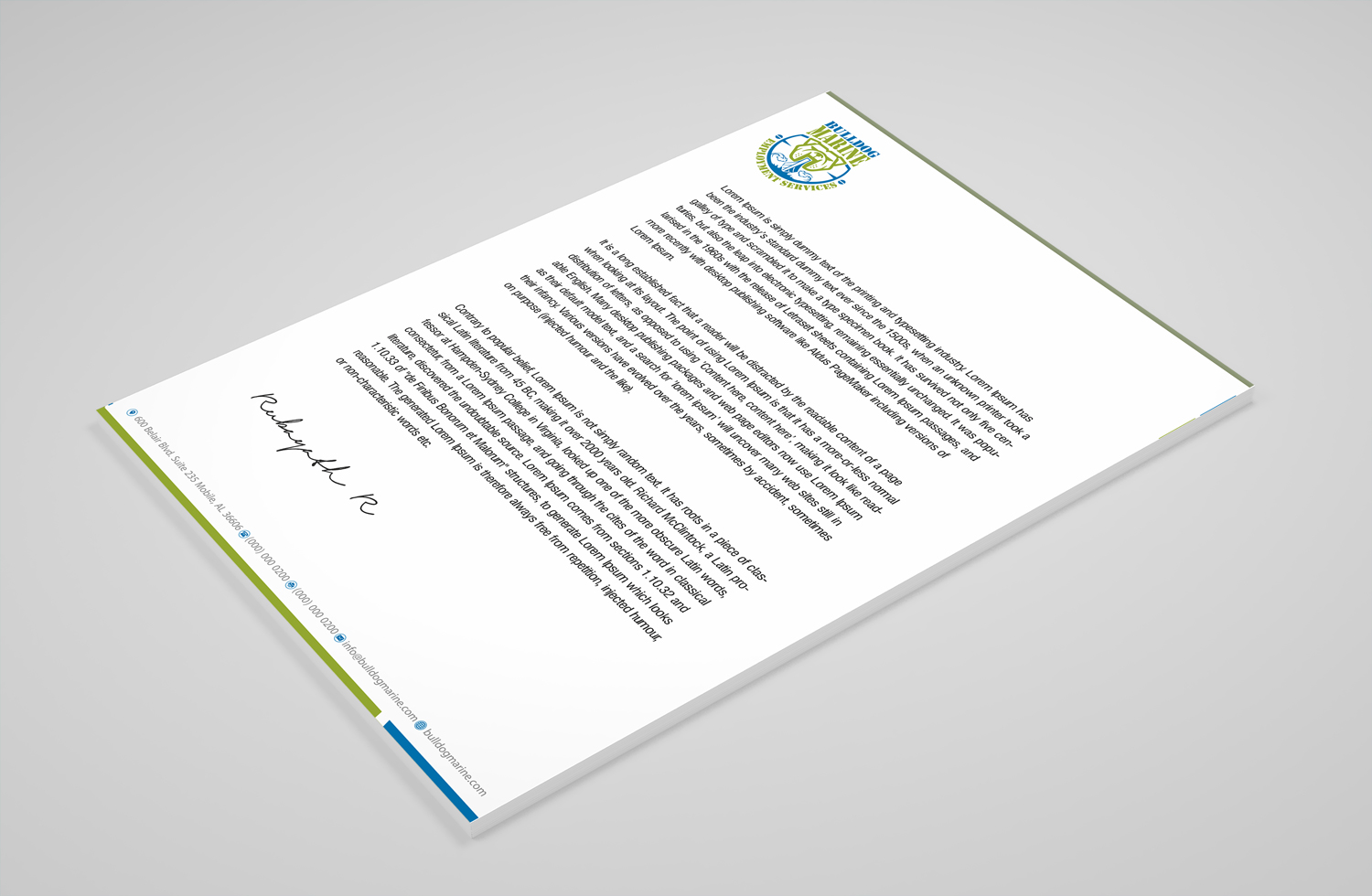 Stationery Design by Petter Goms for Bulldog Services, LLC | Design #19841585