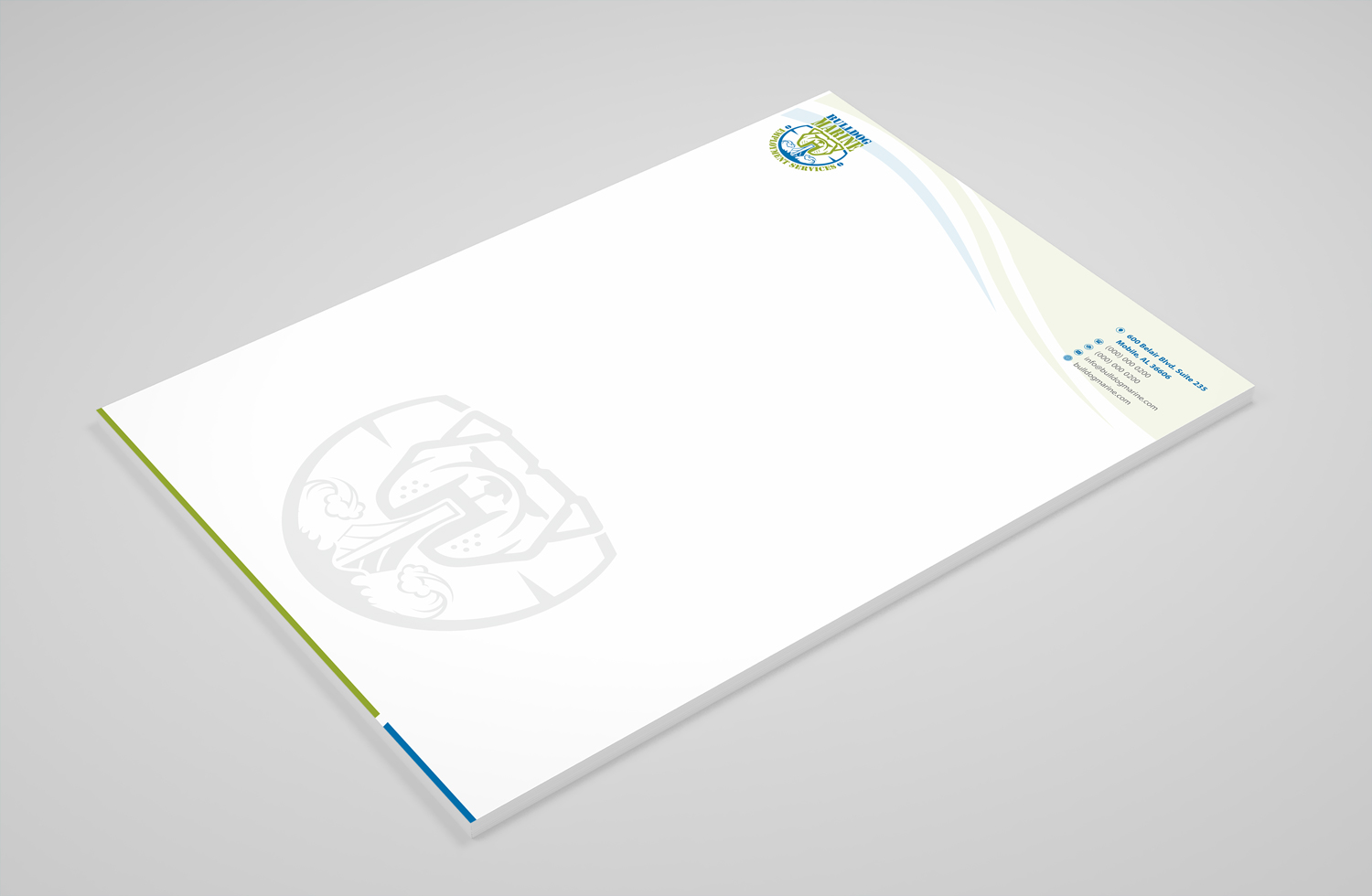 Schreibwaren-Design von Petter Goms für Bulldog Services, LLC | Design #19842279