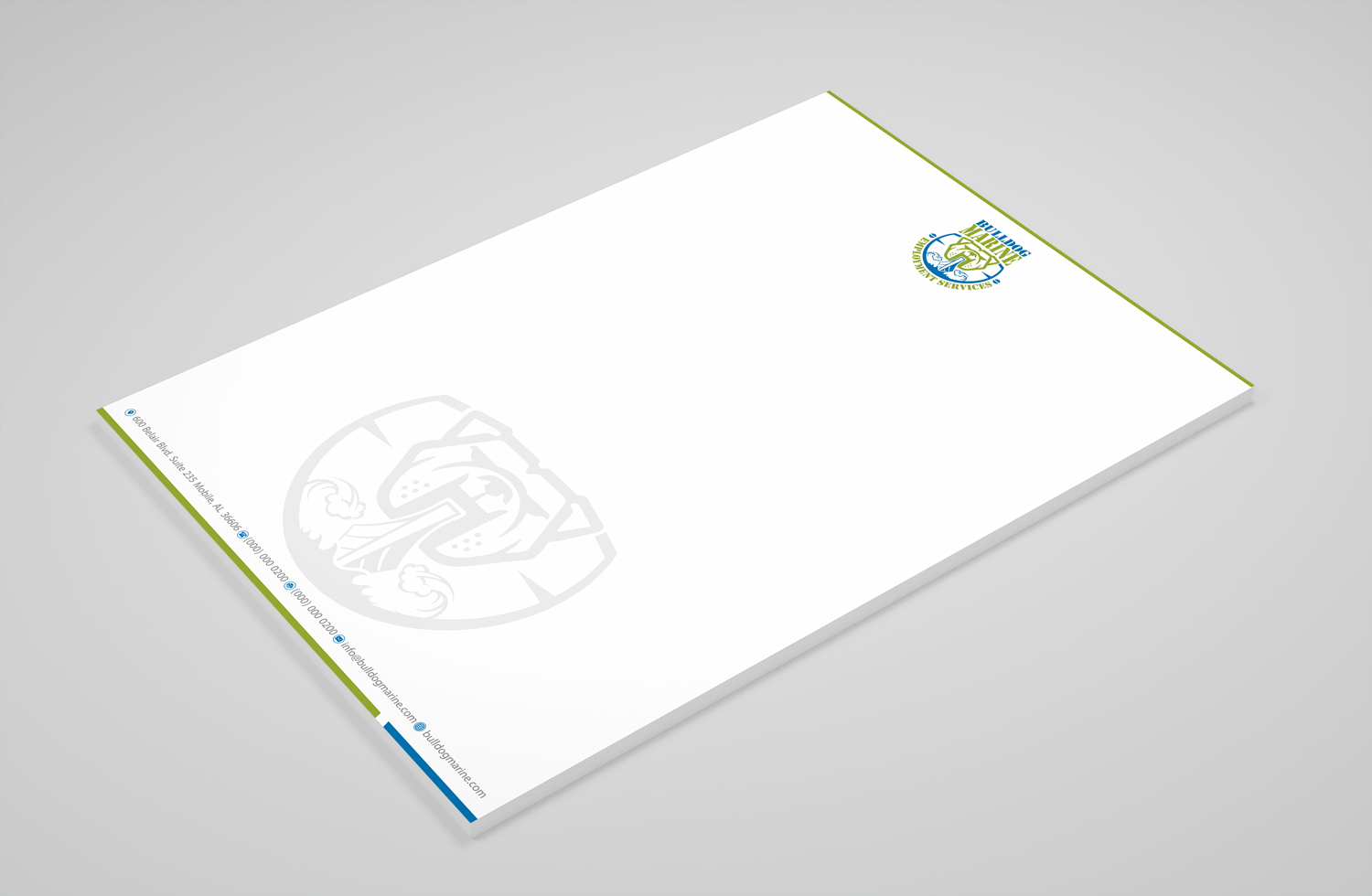 Schreibwaren-Design von Petter Goms für Bulldog Services, LLC | Design #19842302