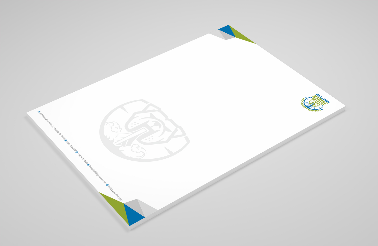 Schreibwaren-Design von Petter Goms für Bulldog Services, LLC | Design #19842367