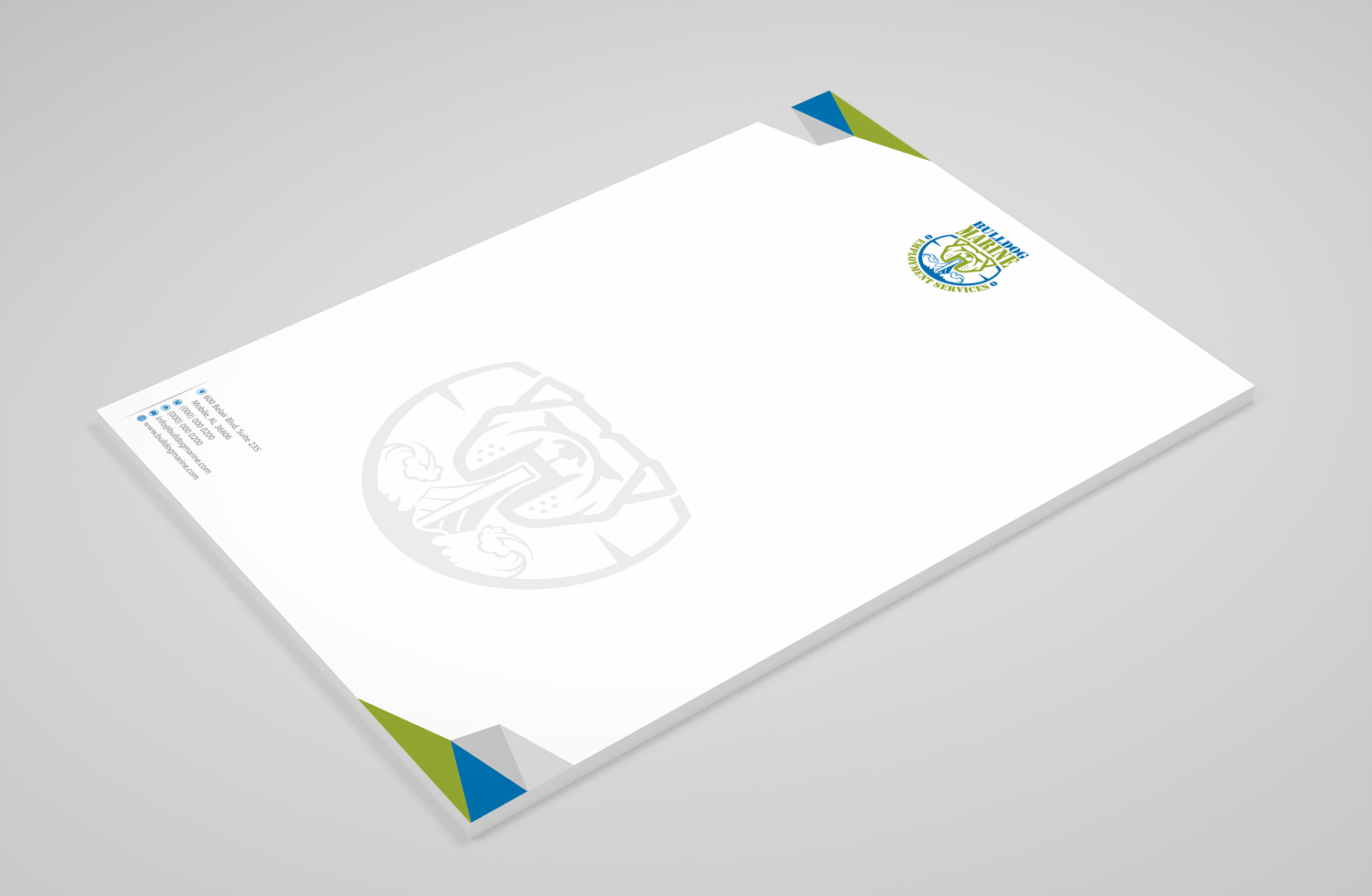 Schreibwaren-Design von Petter Goms für Bulldog Services, LLC | Design #19842396