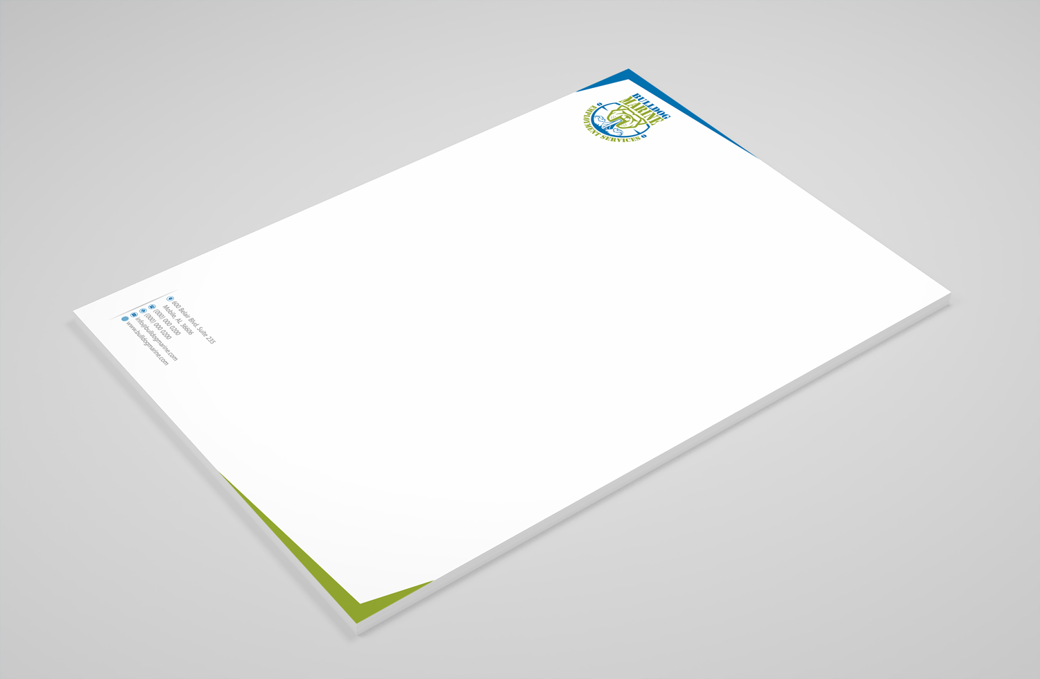 Schreibwaren-Design von Petter Goms für Bulldog Services, LLC | Design #19877410