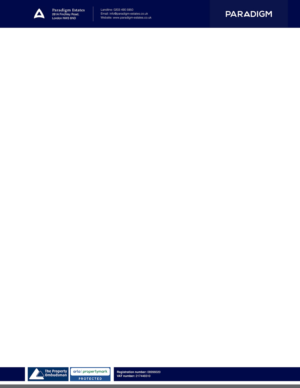 Diseño de Papelería por Yorckh para Paradigm Estates | Diseño: #19764737