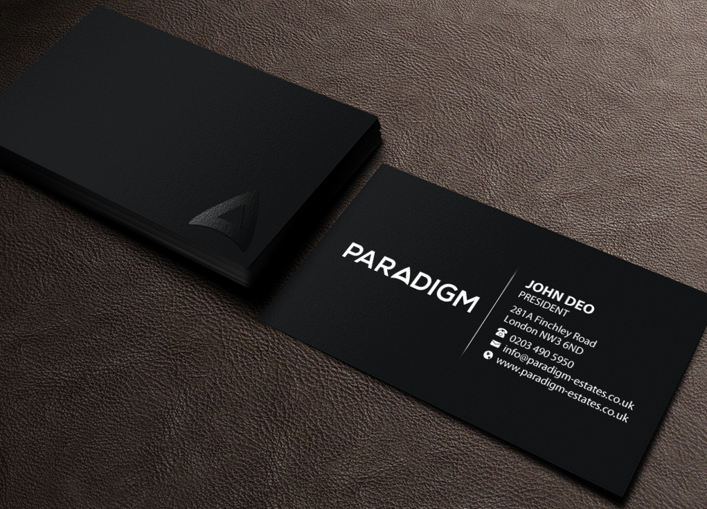 Schreibwaren-Design von Brand aid für Paradigm Estates | Design #19727059