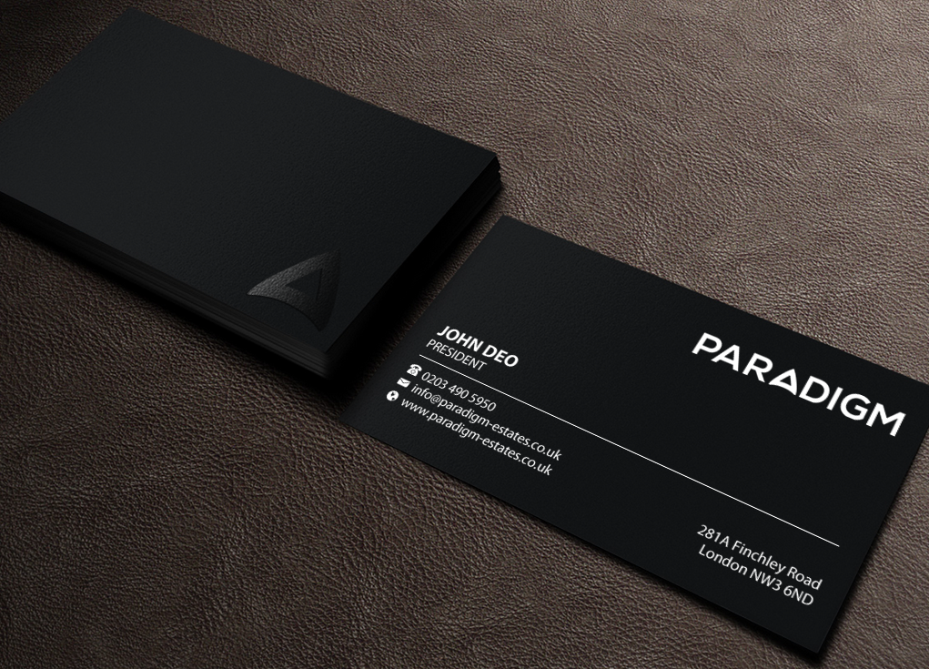 Schreibwaren-Design von Brand aid für Paradigm Estates | Design #19727061