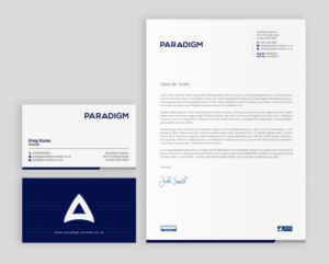 Diseño de Papelería por chandrayaan.creative para Paradigm Estates | Diseño: #19731923