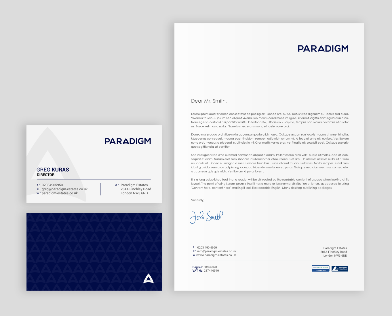 Diseño de Papelería por chandrayaan.creative para Paradigm Estates | Diseño #19733463