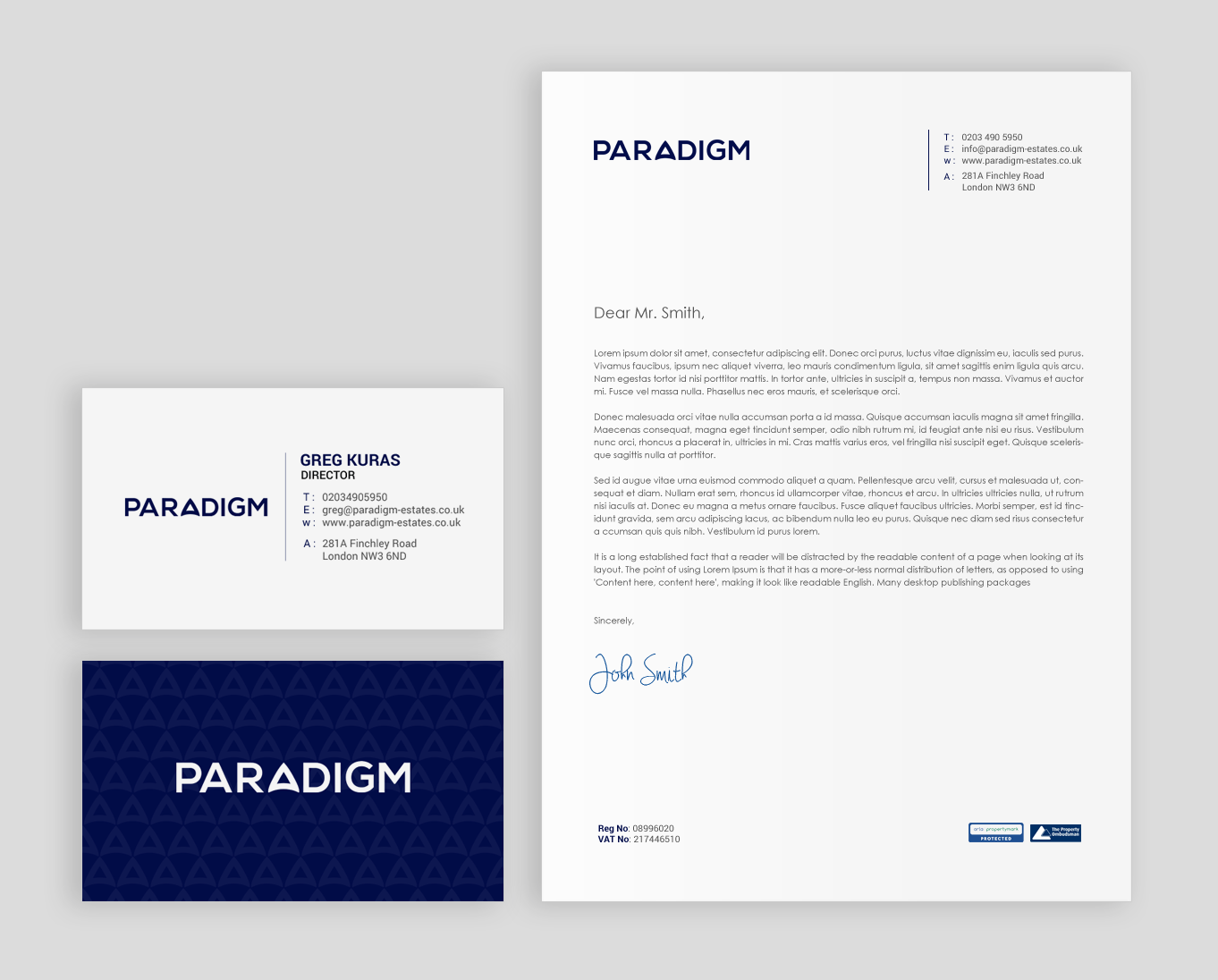 Diseño de Papelería por chandrayaan.creative para Paradigm Estates | Diseño #19733466