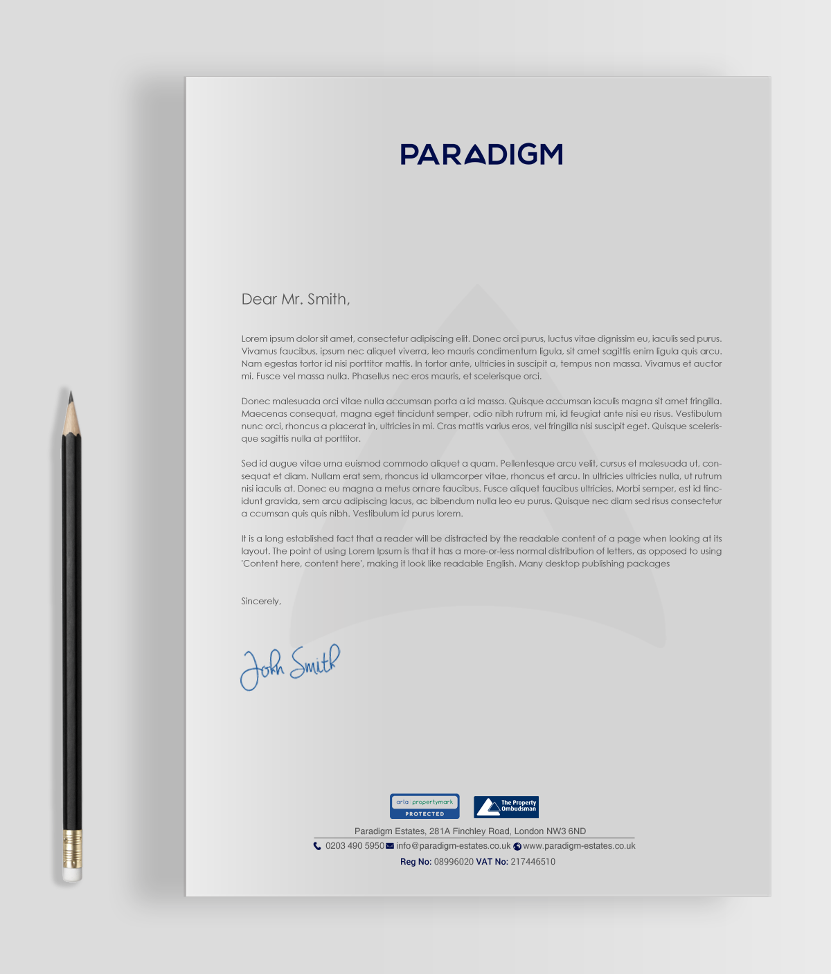 Diseño de Papelería por chandrayaan.creative para Paradigm Estates | Diseño #19752755