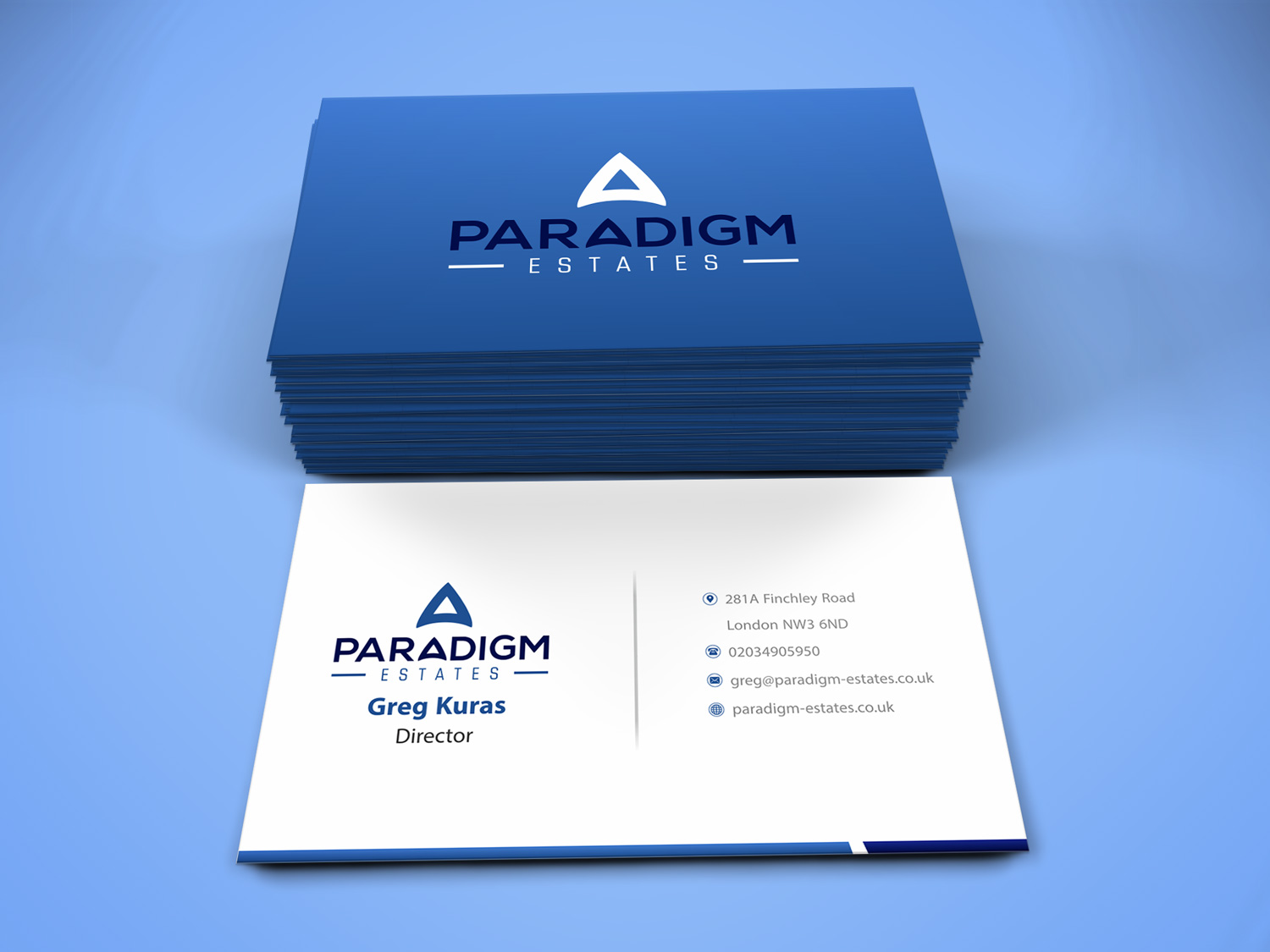 Stationery Design by Petter Goms for Paradigm Estates | Design #19750536