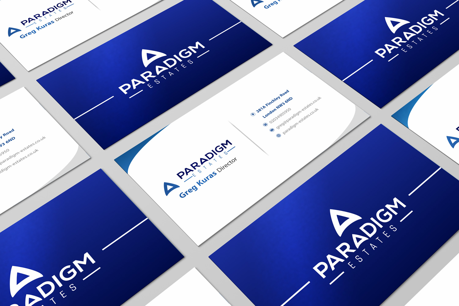 Stationery Design by Petter Goms for Paradigm Estates | Design #19752338