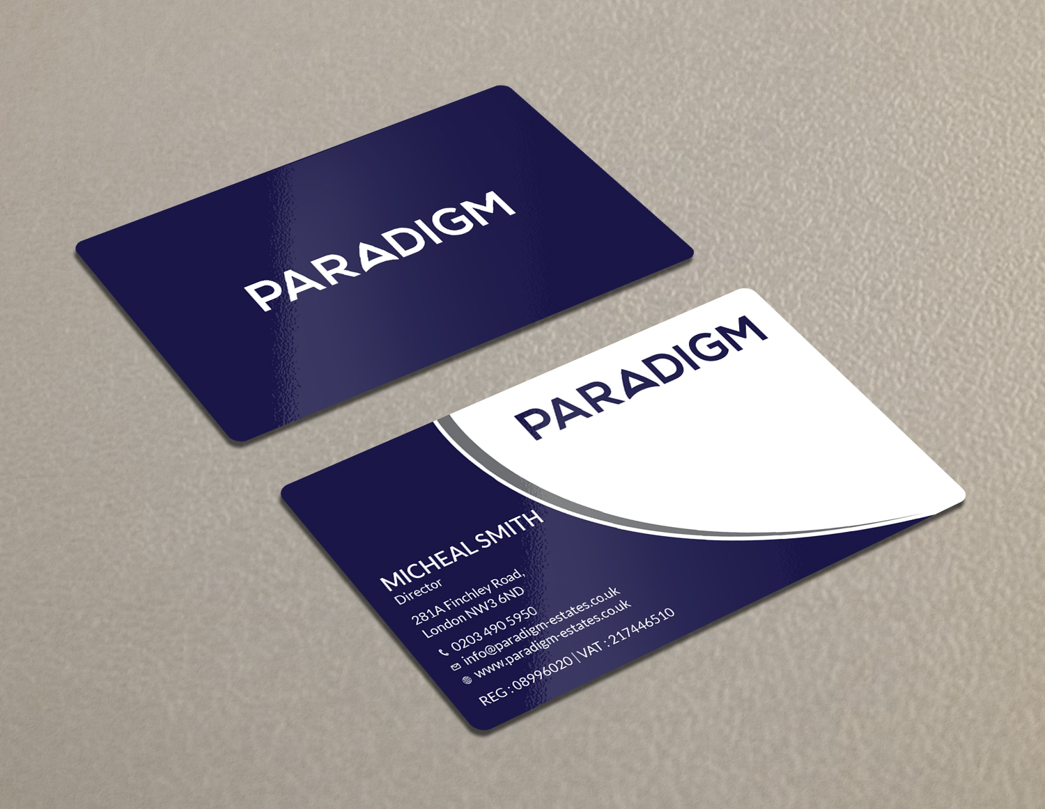 Schreibwaren-Design von Tripti Ranjan Gain für Paradigm Estates | Design #19724660